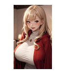 ヴァンパイアガールはハロウィン限定と書（個別スタンプ：25）