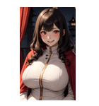 ヴァンパイアガールはハロウィン限定と書（個別スタンプ：26）