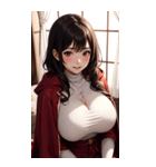 ヴァンパイアガールはハロウィン限定と書（個別スタンプ：33）