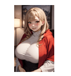 ヴァンパイアガールはハロウィン限定と書（個別スタンプ：34）