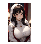 ヴァンパイアガールはハロウィン限定と書（個別スタンプ：35）