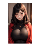 ヴァンパイアガールはハロウィン限定と書（個別スタンプ：36）