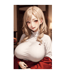 ヴァンパイアガールはハロウィン限定と書（個別スタンプ：39）