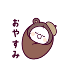 動く♪くまぽこ ～秋ですな～（個別スタンプ：6）