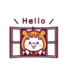 動く♪くまぽこ ～秋ですな～（個別スタンプ：13）