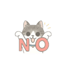 猫のクリ、まったり会話する（個別スタンプ：10）