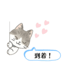 猫のクリ、まったり会話する（個別スタンプ：20）