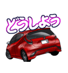 車(コンパクトカー62)クルマバイクシリーズ（個別スタンプ：38）