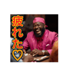 【バックギャモン】が大好きな♡ゲイの黒人（個別スタンプ：34）
