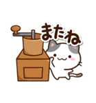 小さいブチ猫☆カフェ（個別スタンプ：21）