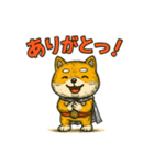 ヒーロー柴犬の表情豊かスタンプ 93（個別スタンプ：21）