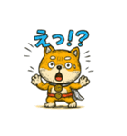 ヒーロー柴犬の表情豊かスタンプ 93（個別スタンプ：24）