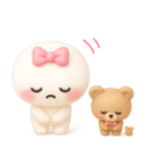 【るるものやさしいじかん♡】Withくま（個別スタンプ：4）
