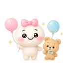 【るるものやさしいじかん♡】Withくま（個別スタンプ：8）