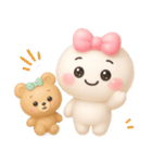 【るるものやさしいじかん♡】Withくま（個別スタンプ：9）
