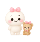 【るるものやさしいじかん♡】Withくま（個別スタンプ：10）