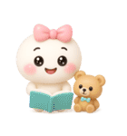 【るるものやさしいじかん♡】Withくま（個別スタンプ：11）