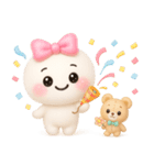 【るるものやさしいじかん♡】Withくま（個別スタンプ：14）