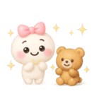 【るるものやさしいじかん♡】Withくま（個別スタンプ：15）