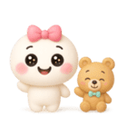 【るるものやさしいじかん♡】Withくま（個別スタンプ：18）