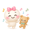 【るるものやさしいじかん♡】Withくま（個別スタンプ：20）