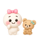 【るるものやさしいじかん♡】Withくま（個別スタンプ：21）