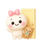 【るるものやさしいじかん♡】Withくま（個別スタンプ：22）