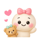 【るるものやさしいじかん♡】Withくま（個別スタンプ：23）