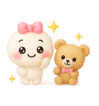 【るるものやさしいじかん♡】Withくま（個別スタンプ：25）