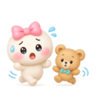 【るるものやさしいじかん♡】Withくま（個別スタンプ：28）