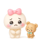 【るるものやさしいじかん♡】Withくま（個別スタンプ：32）