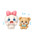 【るるものやさしいじかん♡】Withくま（個別スタンプ：35）