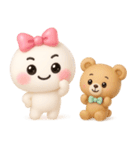【るるものやさしいじかん♡】Withくま（個別スタンプ：36）