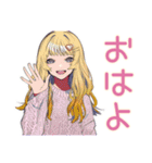 キュートギャルの冬♡毎日使える（個別スタンプ：2）