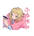 キュートギャルの冬♡毎日使える（個別スタンプ：13）