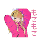 キュートギャルの冬♡毎日使える（個別スタンプ：14）