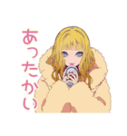キュートギャルの冬♡毎日使える（個別スタンプ：15）