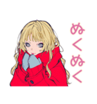 キュートギャルの冬♡毎日使える（個別スタンプ：16）