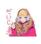 キュートギャルの冬♡毎日使える（個別スタンプ：20）