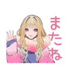 キュートギャルの冬♡毎日使える（個別スタンプ：21）