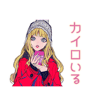 キュートギャルの冬♡毎日使える（個別スタンプ：26）