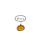 小さいハロウィンのカボチャ(フキダシ)（個別スタンプ：13）