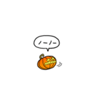 小さいハロウィンのカボチャ(フキダシ)（個別スタンプ：25）