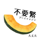 国産かぼちゃ 【中国語】（個別スタンプ：4）