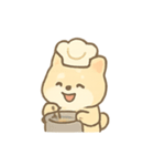 クリームしば ほっこり日常（個別スタンプ：1）