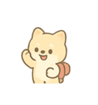 クリームしば ほっこり日常（個別スタンプ：3）