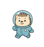 ハリネズミ宇宙クルー（個別スタンプ：4）