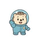 ハリネズミ宇宙クルー（個別スタンプ：9）