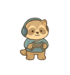 なんでもラッコーン 今日のしごと（個別スタンプ：8）