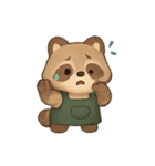 タヌキバリスタ ほっこりカフェ気分（個別スタンプ：4）